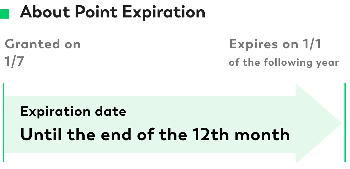 About NEWT Points expiry: until the end of the 12th month from accrual